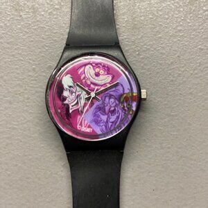 Disney Villains Wrist Watch Cruella de Vil Cheshire Queen Evil Disney *New Batt*